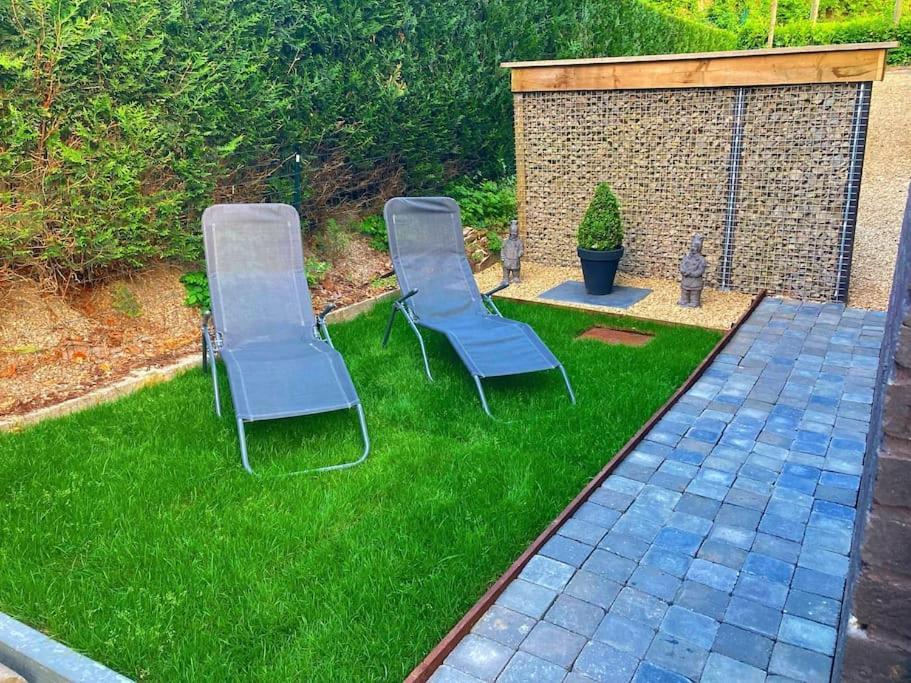 Vip Lounge Appartement Avec Jacuzzi Et Jardin Andenne Exterior foto